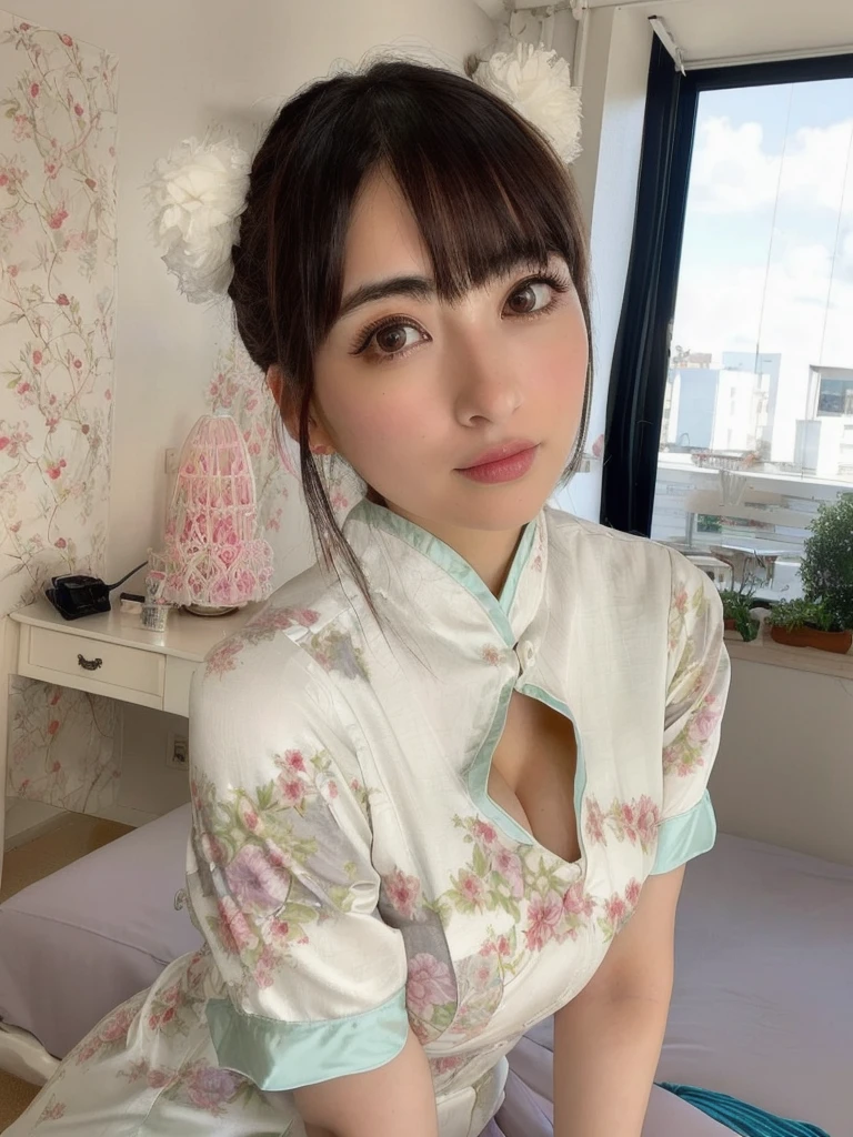 Very large breasts、round and large eyes、Kanna Hashimoto