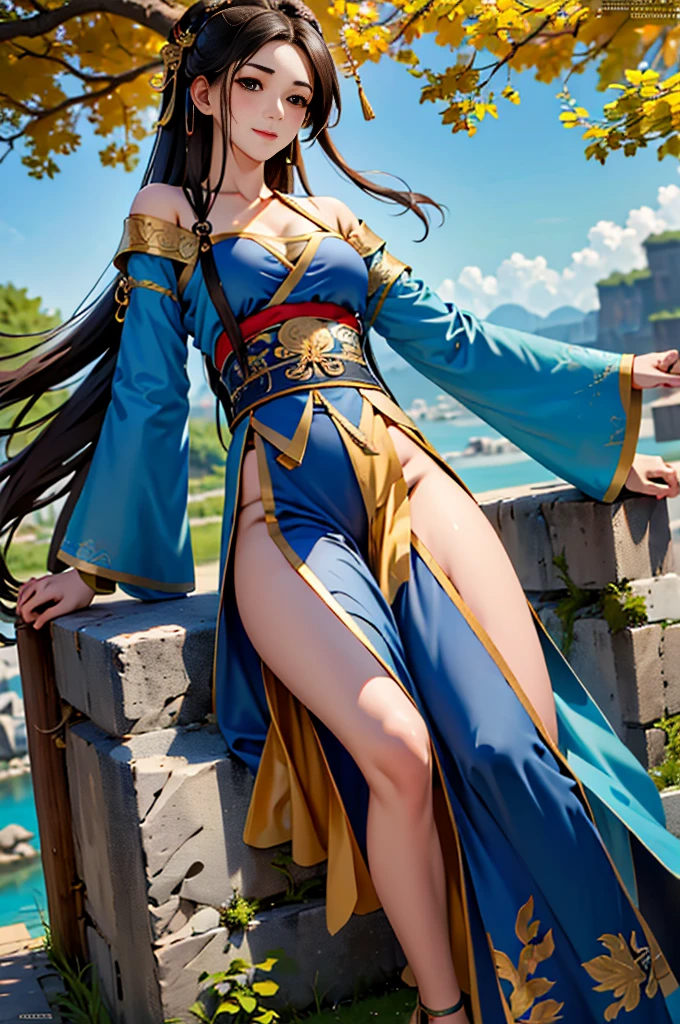 masterpiece,best quality,extremely detailed 8K wallpaper,1girl,GuoFeng,