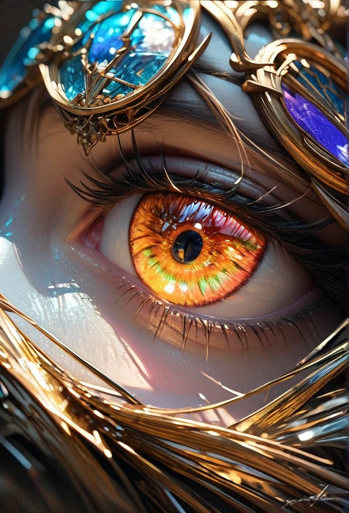 (best quality,ultra-detailed,photorealistic:1.37),(realistic lighting),(vibrant colors),(sharp focus),(extreme detail description),
(hyperrealistic eye),(close-up),(only eye is seen),(long black eyelashes),(shining pupil),(luminescent iris), arafed, high details, best quality, 16k, [ultra detailed], masterpiece, best quality, (extremely detailed), dynamic angle, ultra wide shot, RAW, photorealistic, a extreme magnified picture of (1) icy feline eye of a frozen devil, icy Fragments rimes on the eye lashes, light blue iris, a full whitw moon, round moon being reflected on the iris, 3D rendering, [[anatomically correct]] zrpgstyle,ภาพเสมือนจริง,ย้ำเหมือนจริง