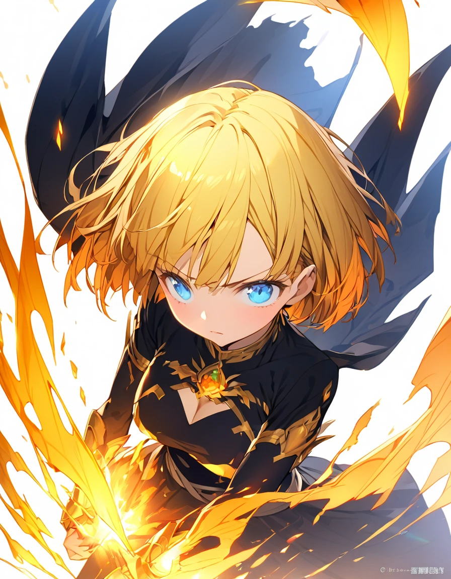 傑作
A girl fighting with golden flames (Short Bob Hair:1.4),(blue eyes)glowing flame big tits golden flame on fist