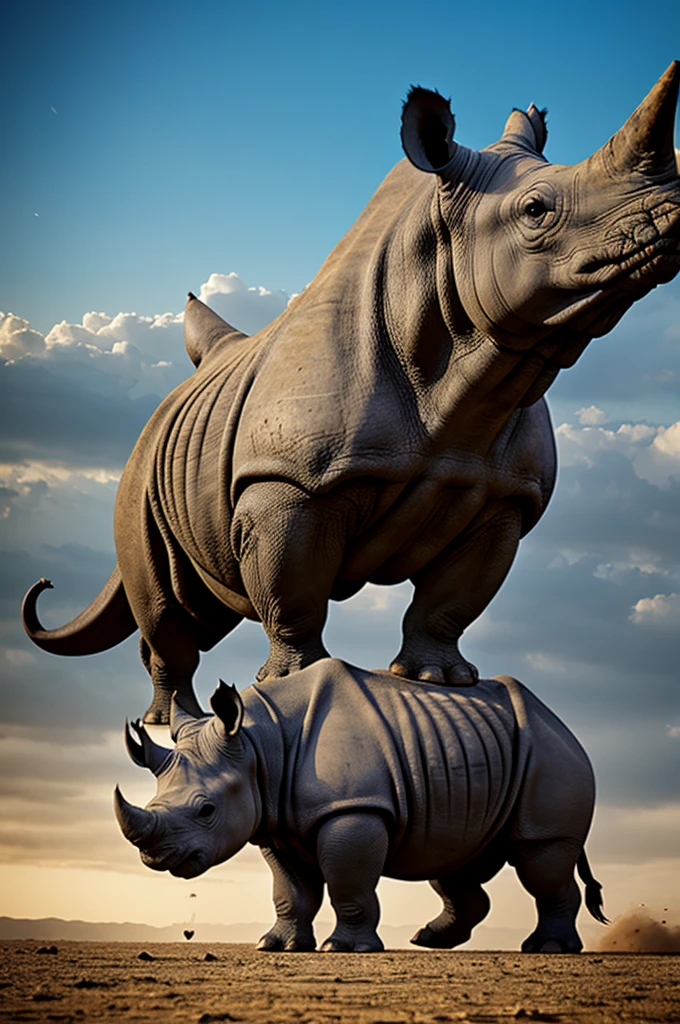 Rhino trex triceratops