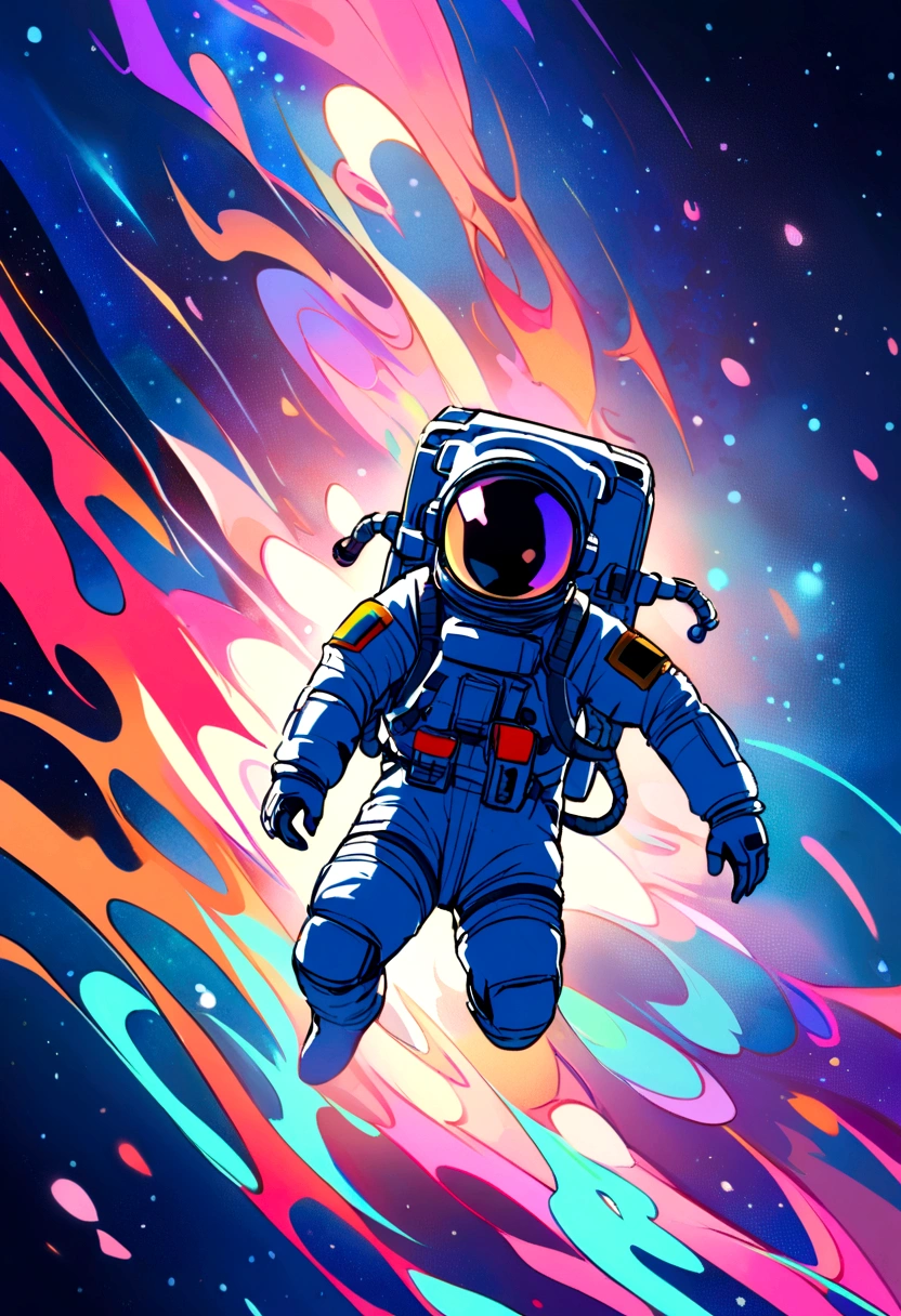 Image of astronauts in space
