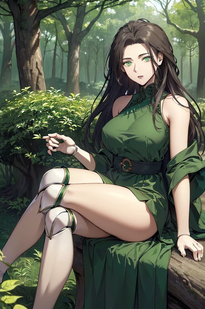 Isekai Fantasy、Isekai Jungle、Sea of Trees in Another World、Rainforest Jungle、amazon's jungle、Southeast Asian Jungles、Overgrown with mangroves、forest spirit、Tree Spirit、Wooden Monster、Beast-type monsters、sludge、mud、puddles、dark  forest、Jungle without light、A female heroine reincarnated in another world、Female heroines of Japan anime、Trees with viscous substances precipitated々、vine、Vine hanging from a tree branch overhead、Female heroine in a priestess costume、Female heroine is a saint、Around the saint、The holy aura shines、