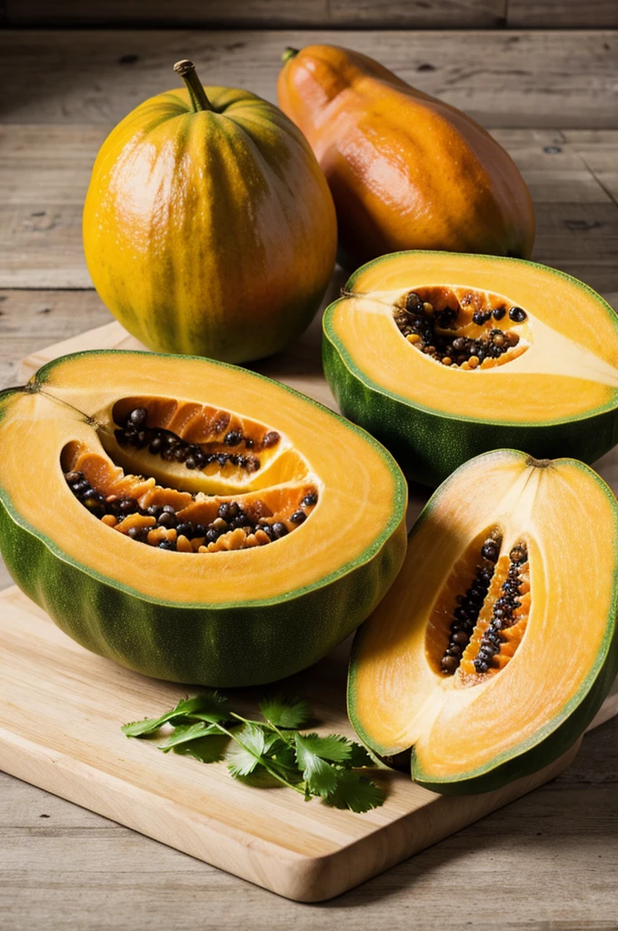 Logo that says chuy papayas
