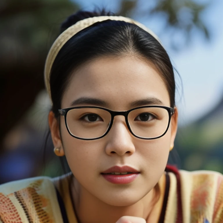 Araffi woman sitting in front of a hut with a guitar, Jae Yeon Nam, Tzuyu from two times, Korean girl, Chinese girl, Jinyoung Shin, Roseanne Park of blackpink, Korean idol, girl playing guitar, gongbi, portrait of female Korean idol, beautiful south korean women, singer-songwriter, Korean artist, Xindong Chen, Wen Feiye