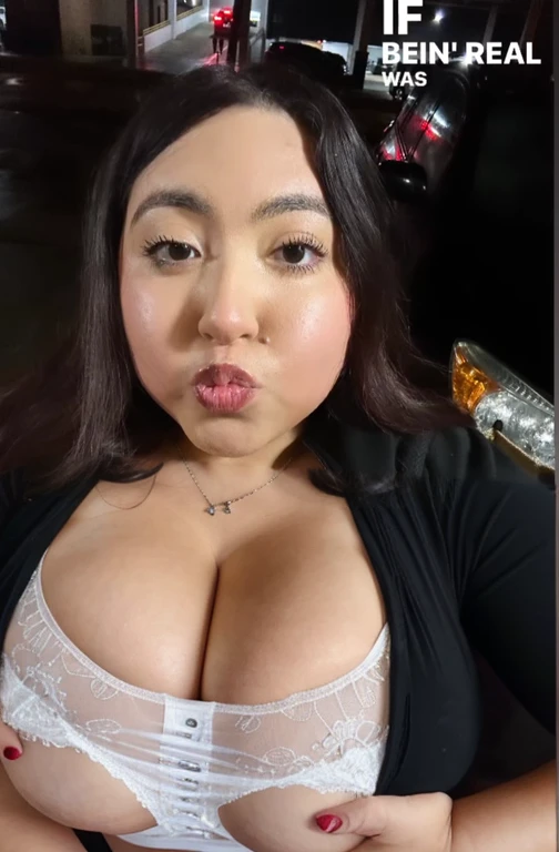 arafed woman with a necklace and a necklace on her neck, thicc, she has a jiggly fat round belly, huge chin, thick lips, bbwchan, sie boob, 8k selfie photograph, cleavage, bust shot, sexy face with full makeup, close up bust shot, low quality video, she has a cute face, wide chin, Big tits, huge tits, no clothes, sexy, cute, minimal clothes, thick, bbw, chubby stomach, thick nipples, nipple piercings, large areola, hard nipples, piercing through shirt, nipples hard through shirt, busty, major cleavage, naked, ripping through top, spilling over sides, bra too tight, giant tits, extra wide hips, upper body zoom in, showing off huge tits, fat stomach, see through top, fat bbw, large areola showing, major cleavage, latina, down to , sexy, upper body zoom, top half only