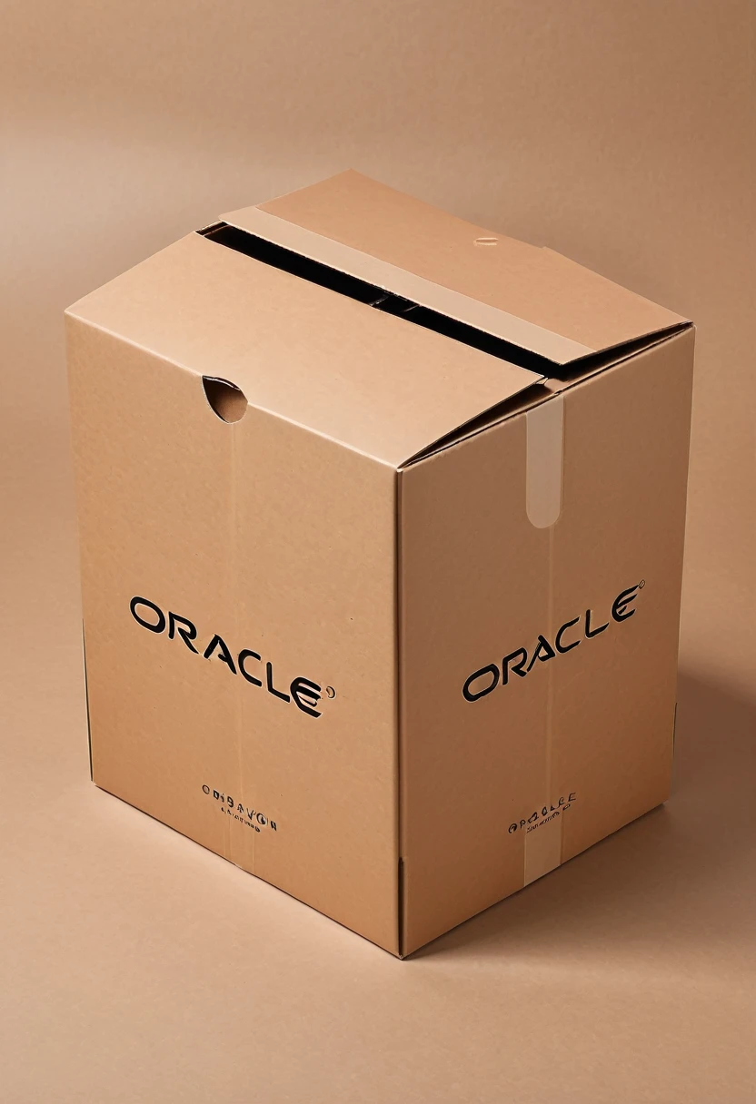 A cardboard design for an assembled home,Carton flat,Simple style,The logo name is oracle,Lay the carton flat,detail,high quality,Fashion