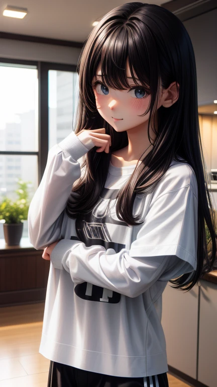 (8K、Hyper HD) Black Hair,Embarrassing