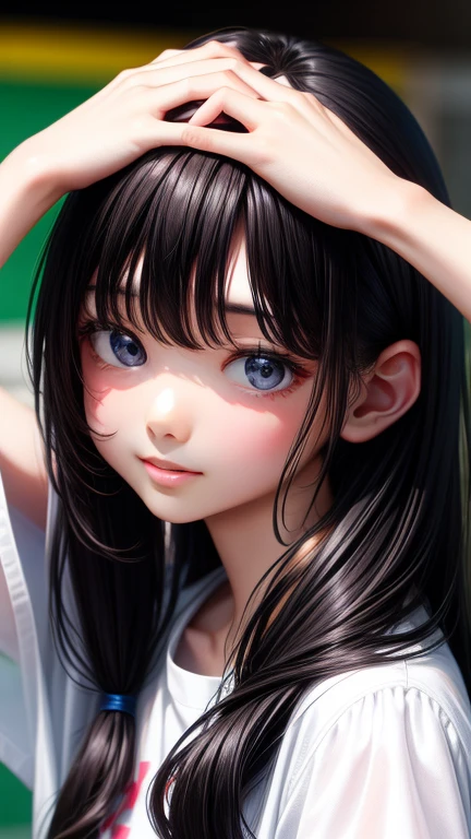 (8K、Hyper HD) Black Hair,Embarrassing