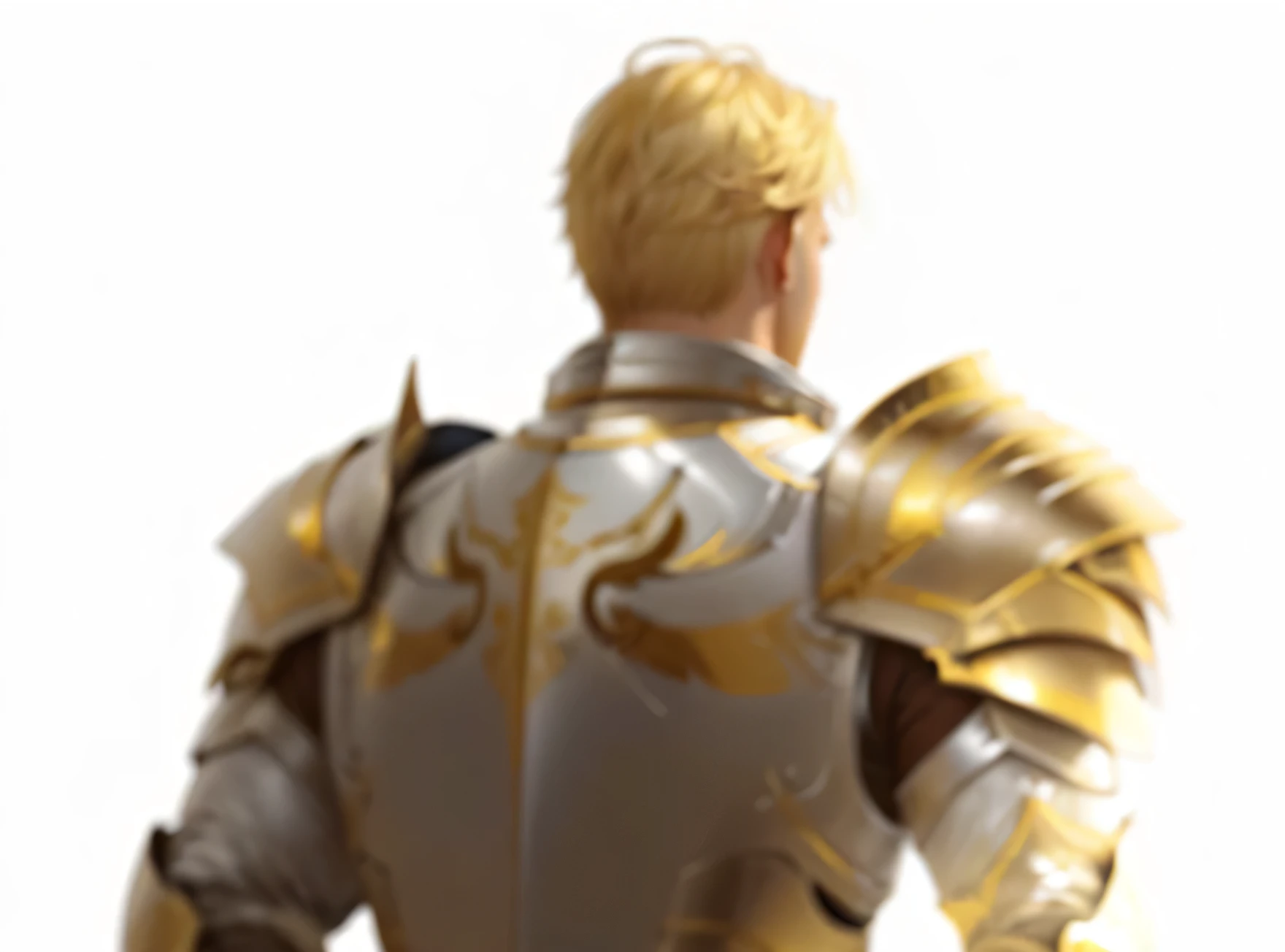a man in heavy white and golden armor, paladin in golden armor, glowing golden armor, a human male holy knight, golden holy knight, man in golden armor, warrior in golden armor, knight in golden armor, cat-like golden armored knight, light armor