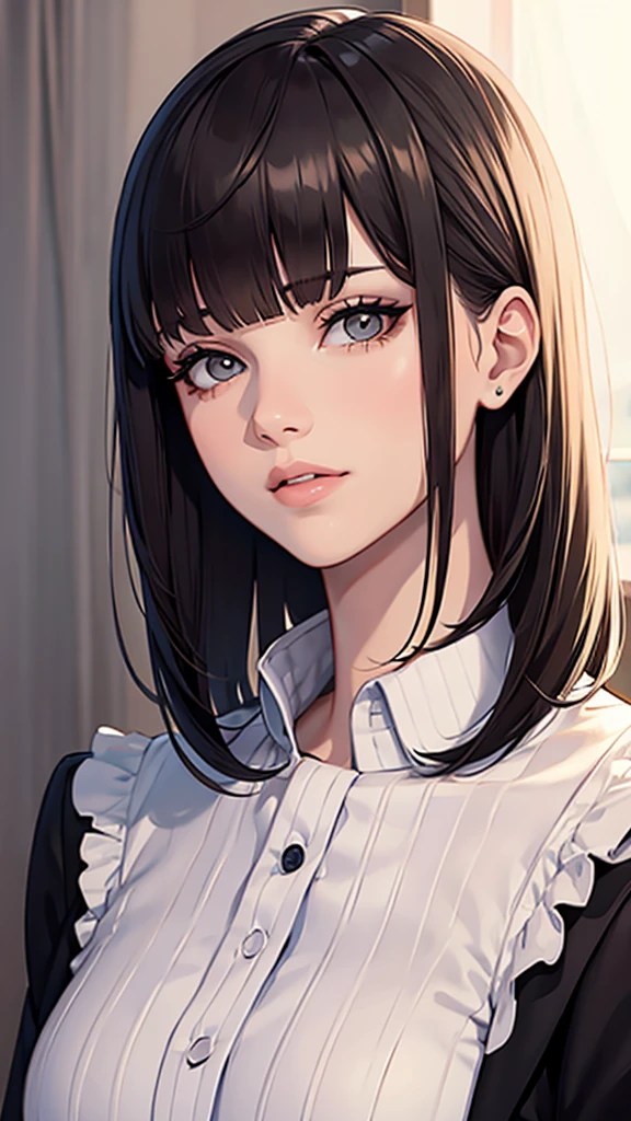 blunt bangs