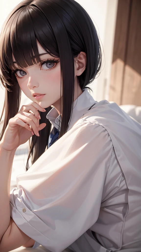 blunt bangs