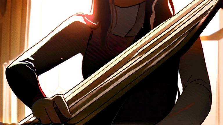 playing guitar