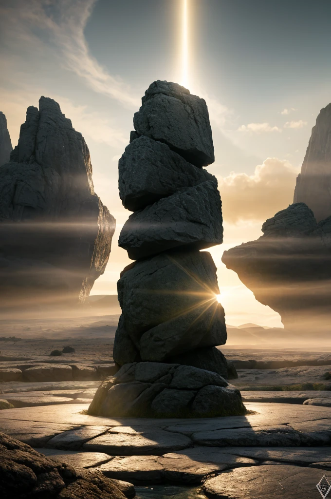 Road Stone, Extremely detailed fantasies, Ring of Fire, Practical, No need, role play, lotr game design fanart concept art, Behance HD, Art Station, Devian Tower, Global Illumination Radiating a Glowing Halo Global Illumination Ray Tracing HDR Rendering in Unreal Engine 5