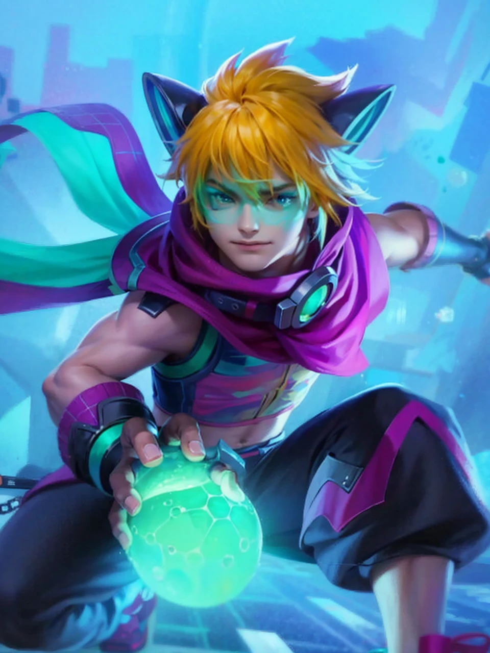 Best quality, masterpiece, detailed skin texture, detailed clothes texture, detailed face, super detail, 8k, intricate detail, 1 boy, The color doesn't change, Muscle guy, 1 guy