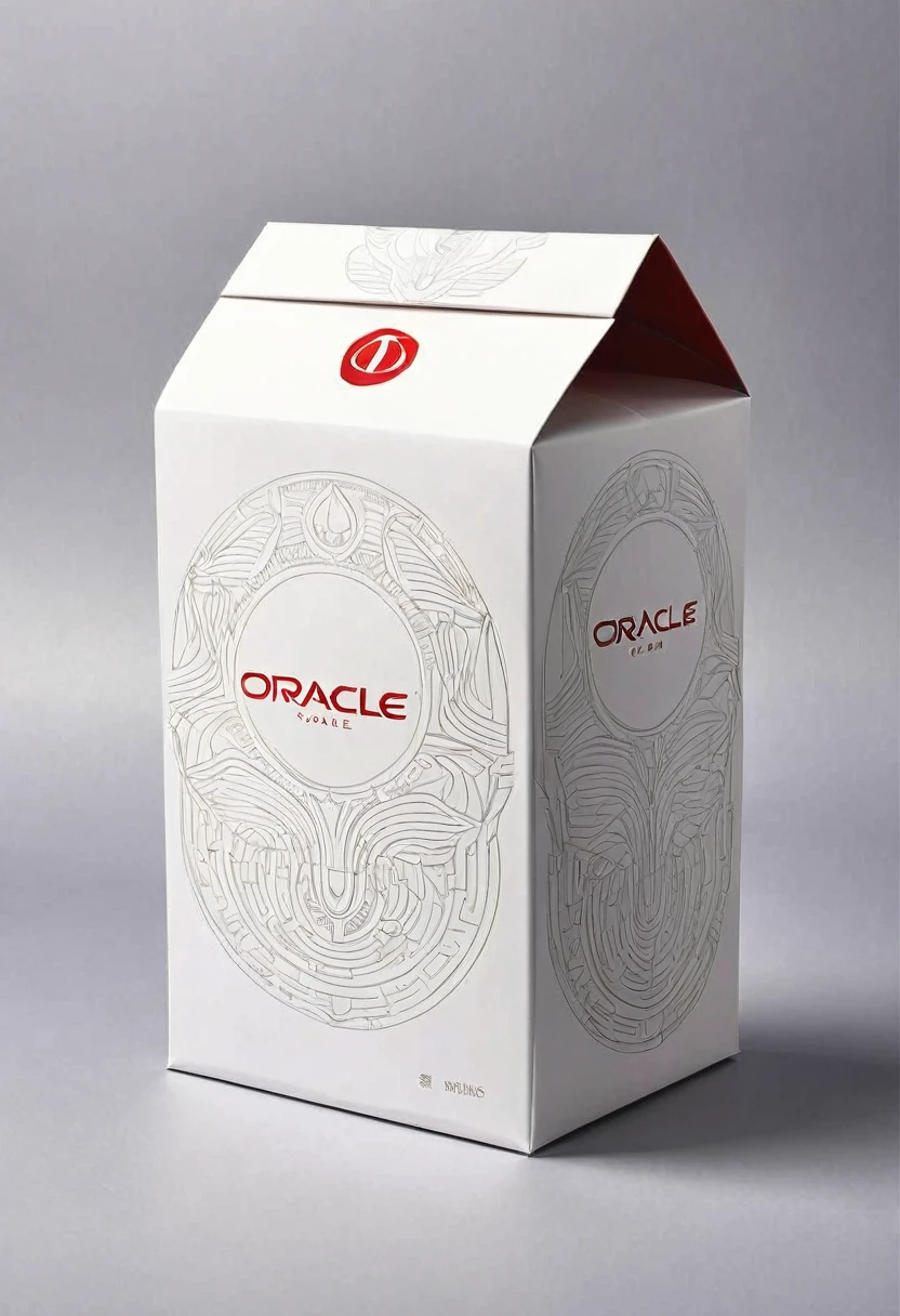 Packaging carton design,Original color,Flat,Printing logo and instructions,The logo name is oracle,Simple style,detail,high quality,Fashion