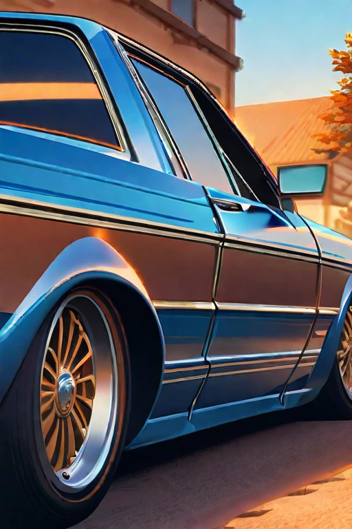 ((Best quality)), ((masterpiece)), (detailed), 1979 ford granada