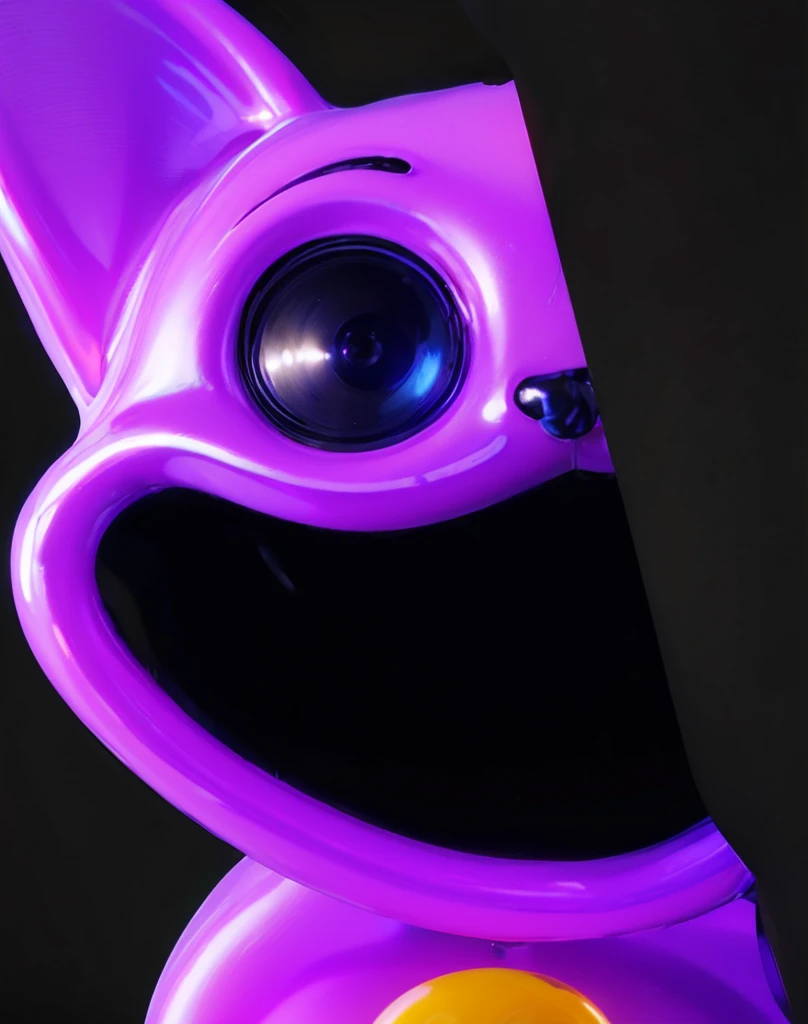 3d style, simplified design, 3d render, glossy texture, smooth 3d model, multiple light sources, rim light, sharp post effects render, (glossy plastic texture with multiple big light probe refractions), perfect cgi, smooth silhouette, high intensity refraction, (super glossy material), most beautiful vfx , blue background, plastic refractions, realistic, 4k, high resolution, rim light, photo shoot, commercial photo, profile shot, 4k, rim light, high resolution, 4k, glossy texture, smooth 3d model, multiple light sources, rim light, sharp post effects render, (glossy metallic texture with multiple big light probe refractions), perfect cgi, cgi art created only with gradients, smooth silhouette, high intensity refraction, (super glossy chrome material), most beautiful vfx, blue background, chrome metal refractions, multiple light sources, rim light, sharp post effects render, perfect cgi, digital art, detailed digital art, reflective, best quality, 4k, masterpiece:1.2, ultra-detailed, realistic, vivid colors, dark and moody lighting, The image of the highest quality, ensuring every detail is showcased perfectly. It in 4k resolution, allowing viewers to immerse themselves in the richness of the colors and intricate details. The realistic rendering. under the spotlight, reflecting, high-resolution image, realistic rendering, dark background, and rim light photorealistic The image features three characters standing in front of three houses. The characters are a red-haired mermaid, a purple cat, and an orange dog. They are each holding a yellow maraca