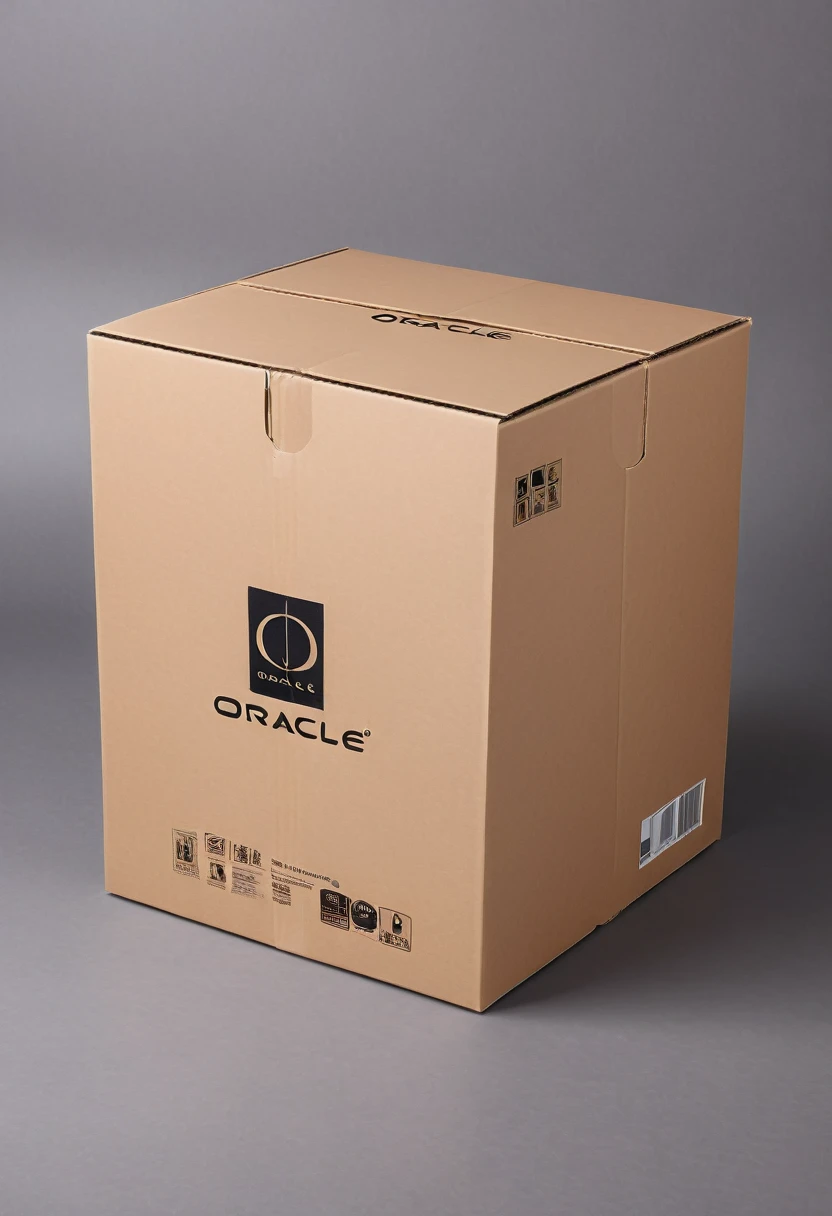 A cardboard design for assembled furniture，Carton flat，Simple style，The logo name is oracle，Lay the carton flat，detail，high quality，Fashion