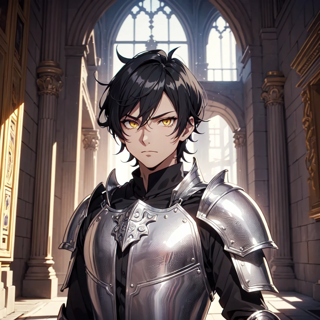 128K Ultra High Definition,
128K Ultra High Quality,
128K Ultra High Resolution,
Best Definition,
Best Quality,
Best Resolution,
Perfectly Detailed,
Perfectly Designed,
Extremely Detailed,
Extremely Designed,
Hyper Detailed,
Hyper Definition,
Hyper Quality,
Hyper Resolution,
Masterpiece,
(((Anime))),
Body Shot,
(((Boy))),
Handsome,
Muscular Body,
(((Black Mid Hair))),
(((Yellow Eyes))),
(((Silver Warlord Armor))),
(((Inside Of Medieval Royal Palace Background Scenery))),