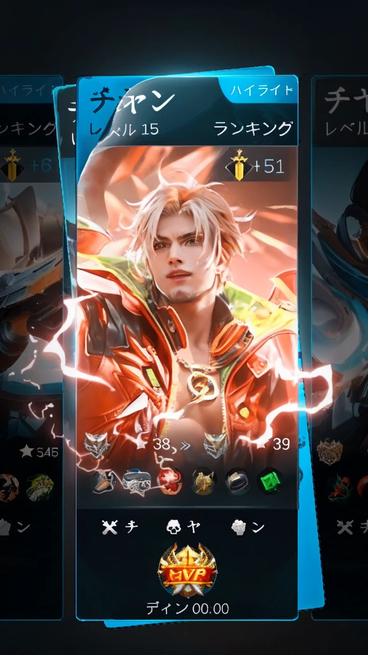 Male character with short blonde hair, wearing a leather jacket, standing in front of a house with a mountainous backdrop.