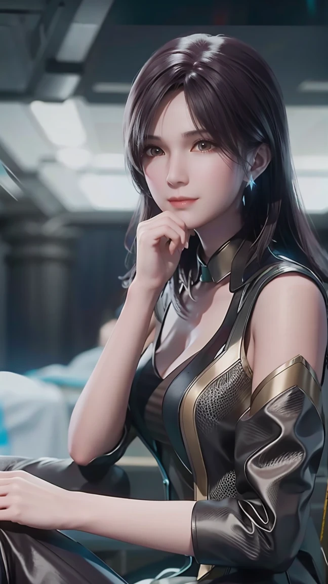 一个女孩Lying in bed,Face Up,Raise your legs slightly,Super detailed front view of a beautiful girl . Ultra HD, 4K, 8K, ,whole body,Long legs,whole body捕捉,(((whole bodyLying in bed))),Large white floor,Off-shoulder,side by side,Lying in bed,Headrest