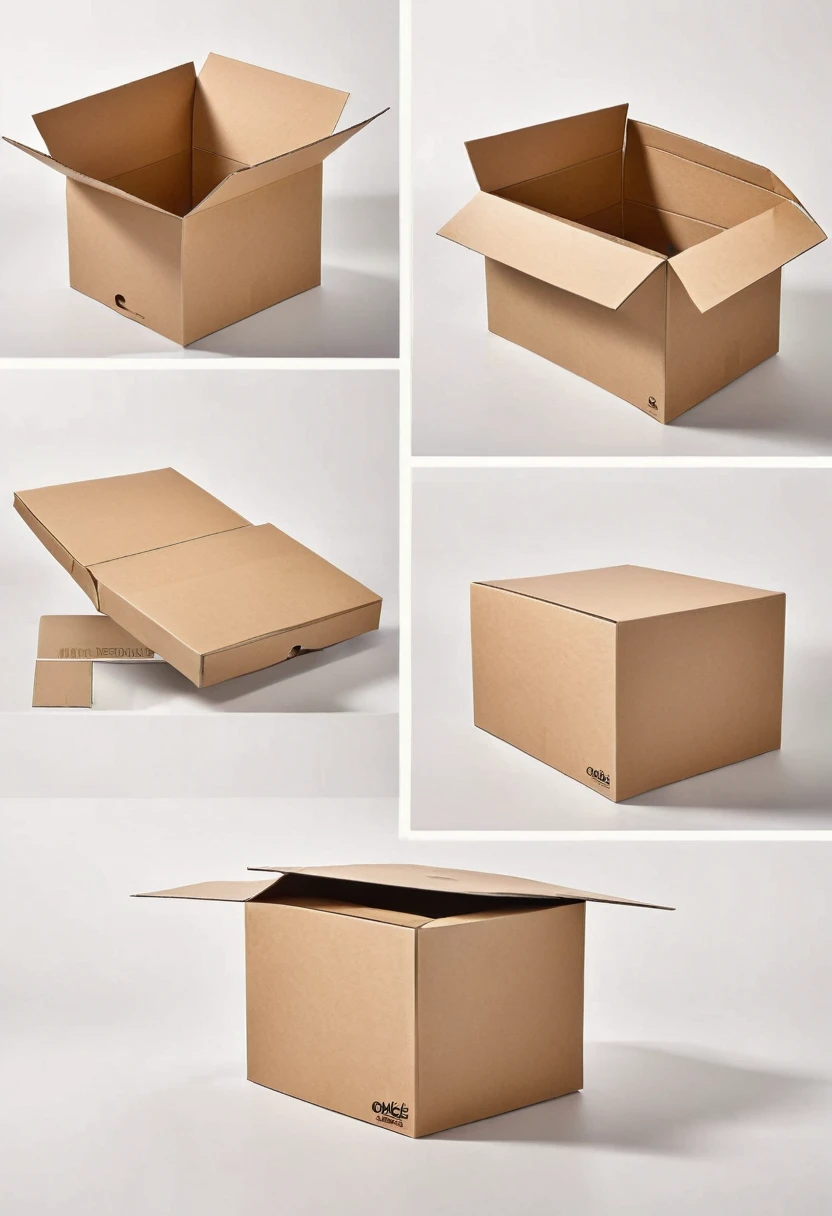 A cardboard design for assembled furniture，Carton flat，Simple style，The logo name is oracle，Lay the carton flat，detail，high quality，Fashion