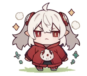 Chibi Character , playing， high resolution，girl，Kemomimi,