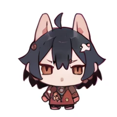 Chibi Character , playing， high resolution，girl，Kemomimi,