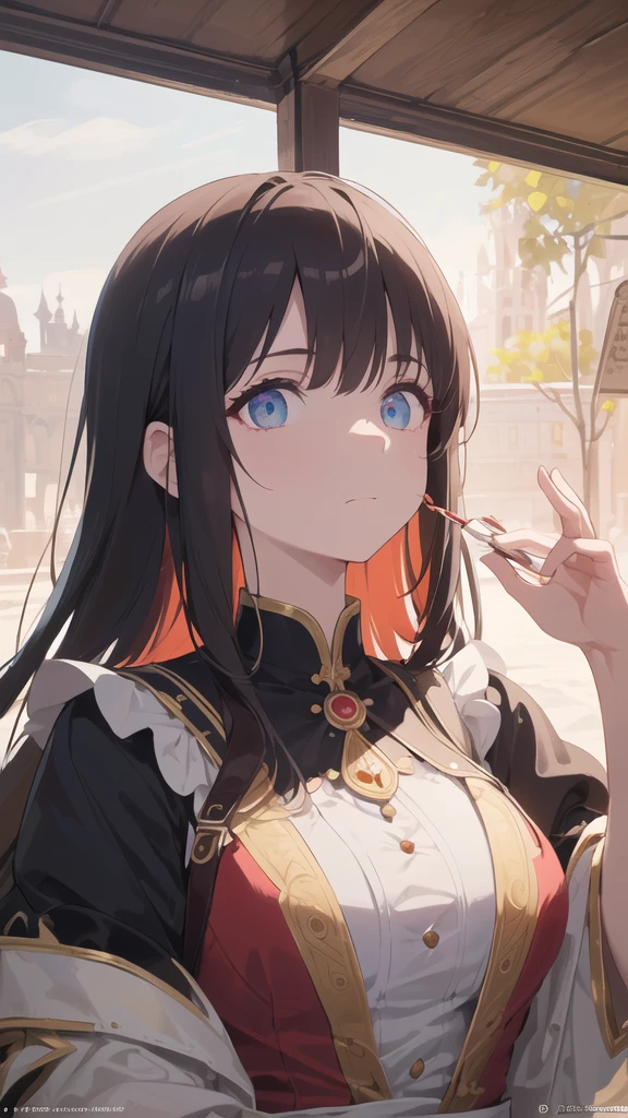 (8K, Top quality, masterpiece:1.2), (Practical, photo-Practical:1.37), Top quality, masterpiece, Unity, Smooth and beautiful, Incredible details, amazing, Fine details, masterpiece, Top quality, Official Art, largefilesize, Very detailed, high resolution, Very detailed, Beautiful girl details, Very detailed eyes and face, Beautiful and delicate eyes, Bright face, Red nose,