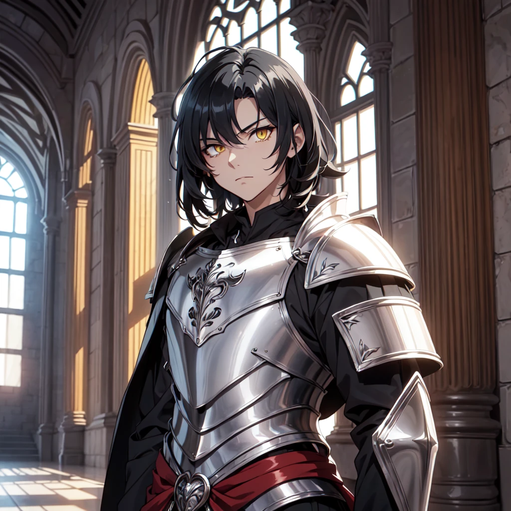 128K Ultra High Definition,
128K Ultra High Quality,
128K Ultra High Resolution,
Best Definition,
Best Quality,
Best Resolution,
Perfectly Detailed,
Perfectly Designed,
Extremely Detailed,
Extremely Designed,
Hyper Detailed,
Hyper Definition,
Hyper Quality,
Hyper Resolution,
Masterpiece,
(((Anime))),
Body Shot,
(((Boy))),
Handsome,
Muscular Body,
(((Black Mid Hair))),
(((Yellow Eyes))),
(((Silver Warlord Armor))),
(((Inside Of Medieval Royal Palace Background Scenery))),
