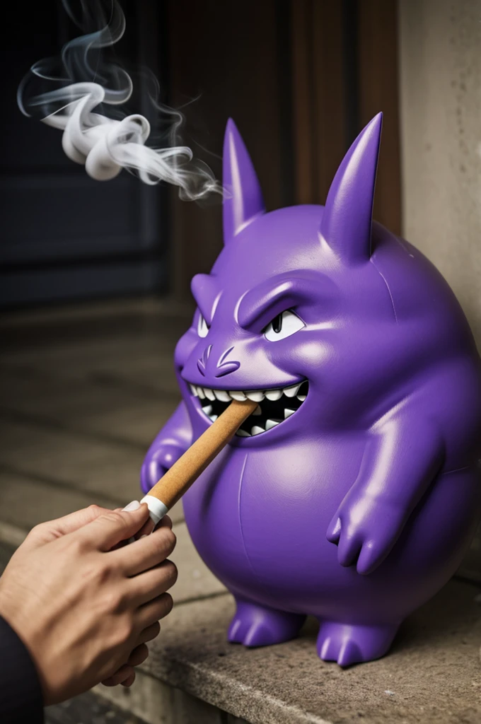Gengar smoking 
