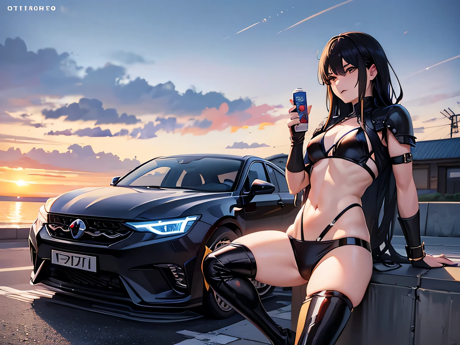 We are trying to eliminate fossil fuel vehicles from the world.、Heartless and egocentric、Bikini Armor、Viking Eiji Kotouge is forced to commit evil deeds to stop the itch on his back
