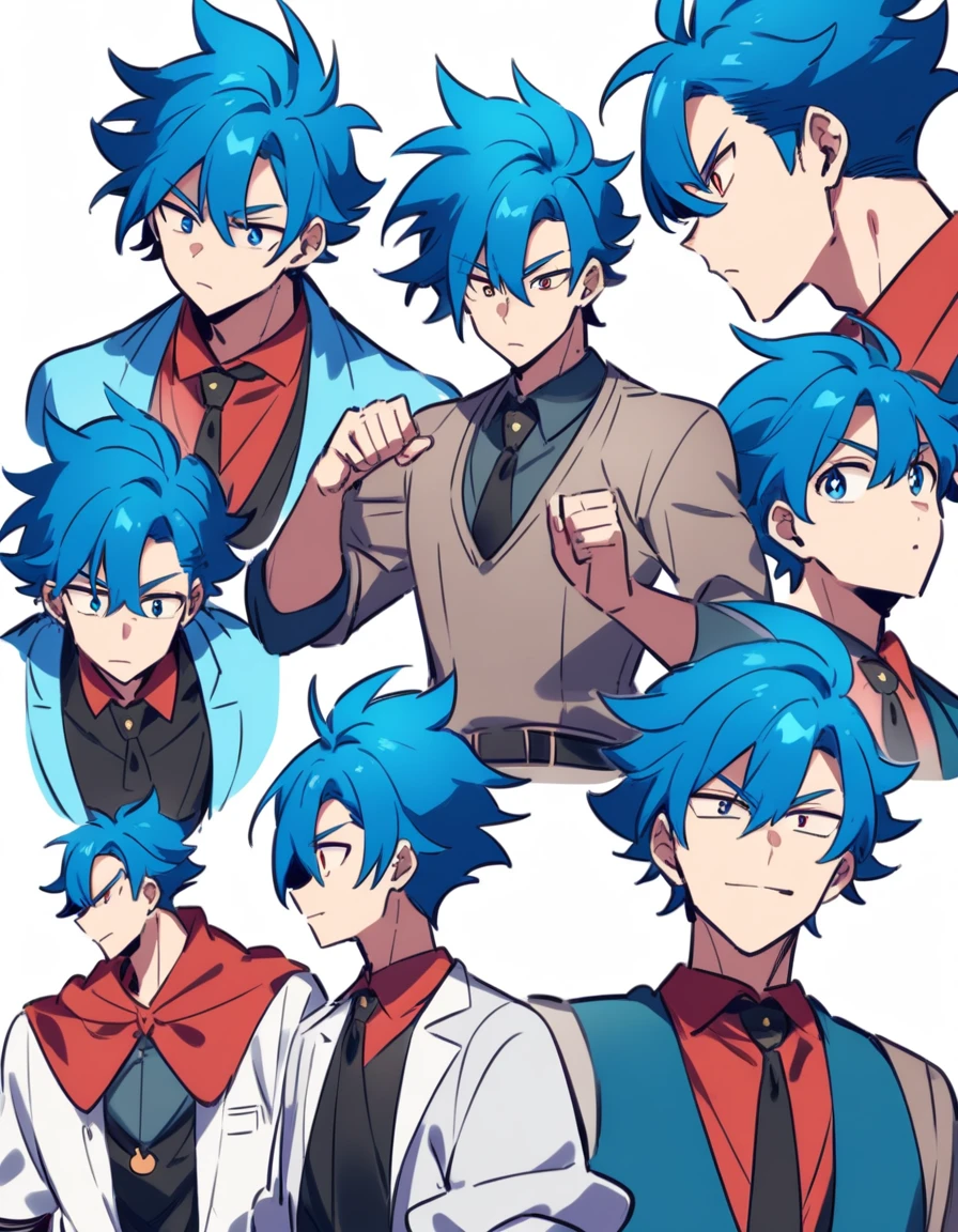 make him more anime style