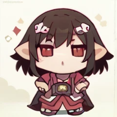 Chibi Character , playing, high resolution,girl,Kemomimi,beautiful