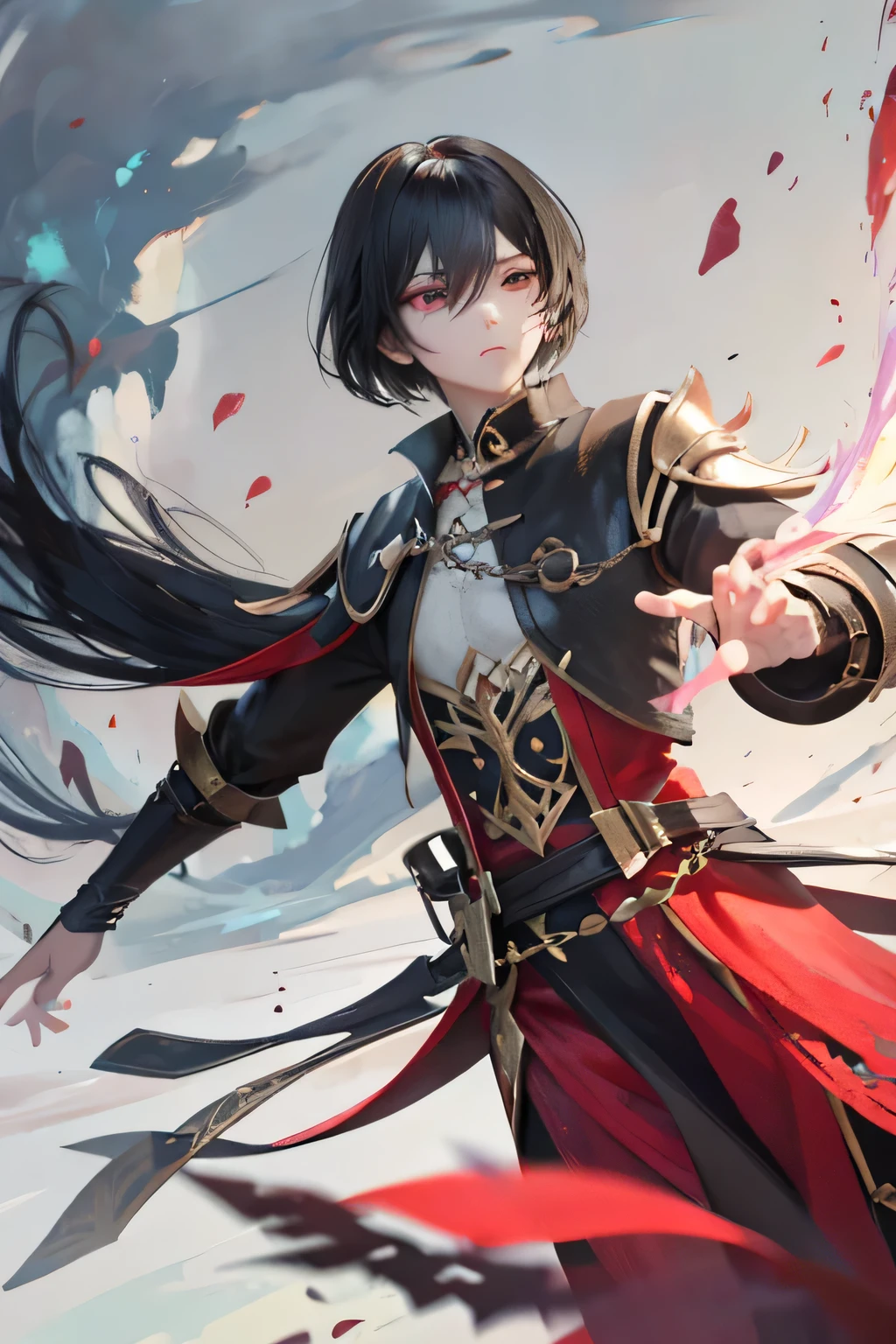 In a different world full of fantasy as the background,The main character is a male with black hair,Those with the ability can summon a variety of shadow abilities of themselves,Wander in this fantasy world