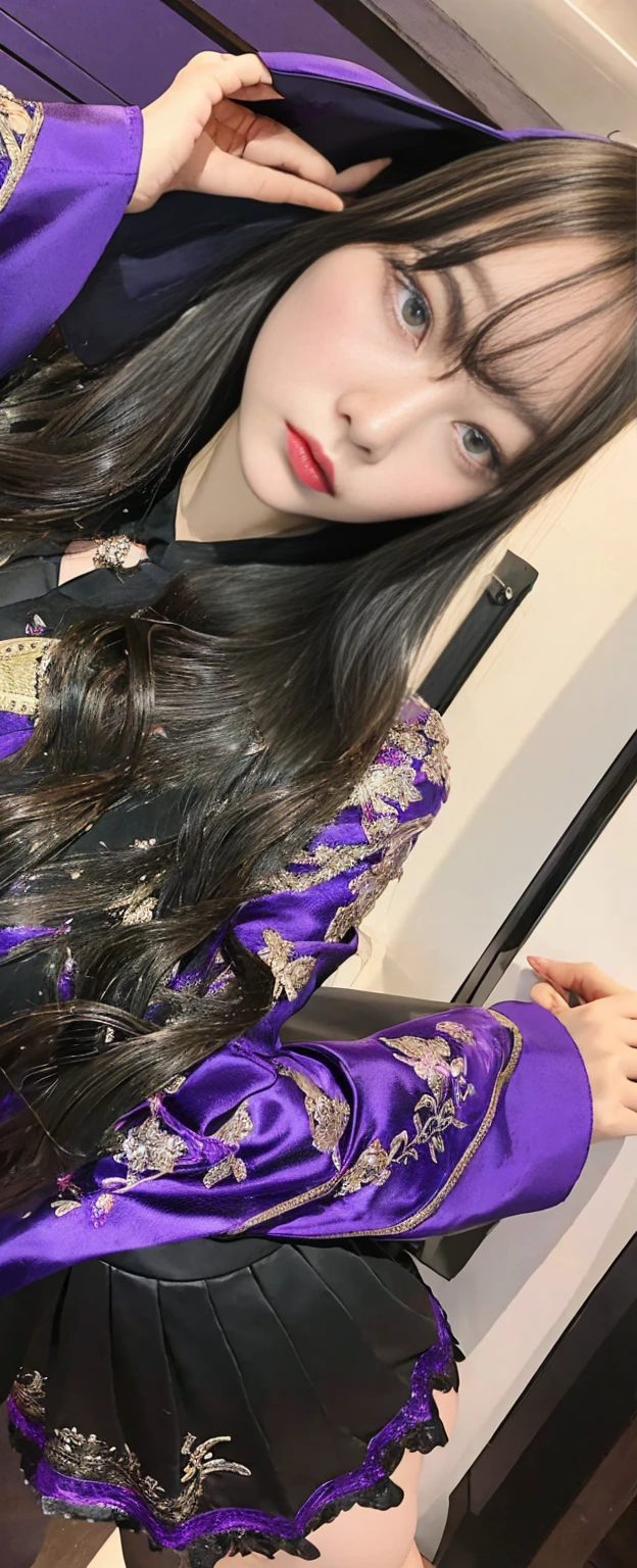 Very detailed、Attractive beauty、Beautiful woman、Cool girl、Wavy Hair、Black Dress、Black Pantyhose、evil女性幹部、evil堕落、brainwashing、Lace fabric、Shining Legs、Black lipstick、evil表情、Suspicious look、Hollow Eyes、evil、Reaching out、Please raise your hand、At church 、Palms facing forward、Purple Lipstick、meanwhile Very detailed、Attractive beauty、Beautiful woman、Cool girl、Wavy Hair、Wide sleeves、flare skirt、Black Pantyhose、evil女性幹部、evil堕落、brainwashing、Lace fabric、Shining Legs、Black lipstick、evil表情、Suspicious look、Hollow Eyes、evil、Reaching out、Please raise your hand、At church、Palms facing forward、Purple Lipstick、meanwhile、Legs are too long、Squint your eyes