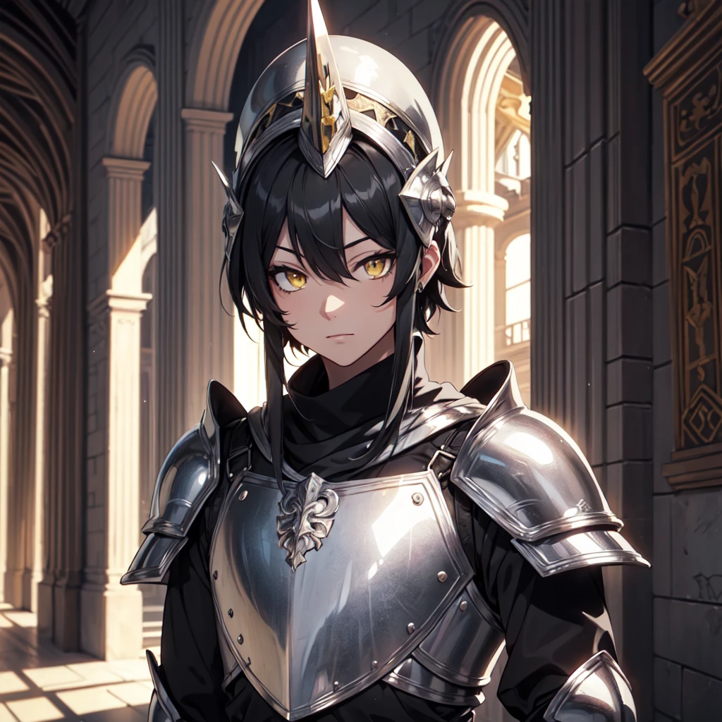 128K Ultra High Definition,
128K Ultra High Quality,
128K Ultra High Resolution,
Best Definition,
Best Quality,
Best Resolution,
Perfectly Detailed,
Perfectly Designed,
Extremely Detailed,
Extremely Designed,
Hyper Detailed,
Hyper Definition,
Hyper Quality,
Hyper Resolution,
Masterpiece,
(((Anime))),
Body Shot,
(((Boy))),
Handsome,
Muscular Body,
(((Black Mid Hair))),
(((Yellow Eyes))),
(((Silver Warlord Armor))),
(((Inside Of Medieval Royal Palace Background Scenery))),