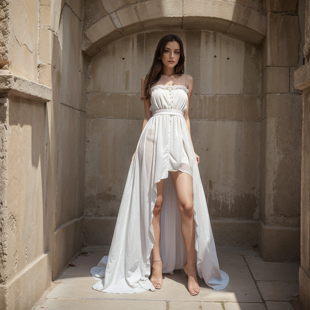 ((best quality)), ((masterpiece)), (detailed), 1girl, long dress, full length photo