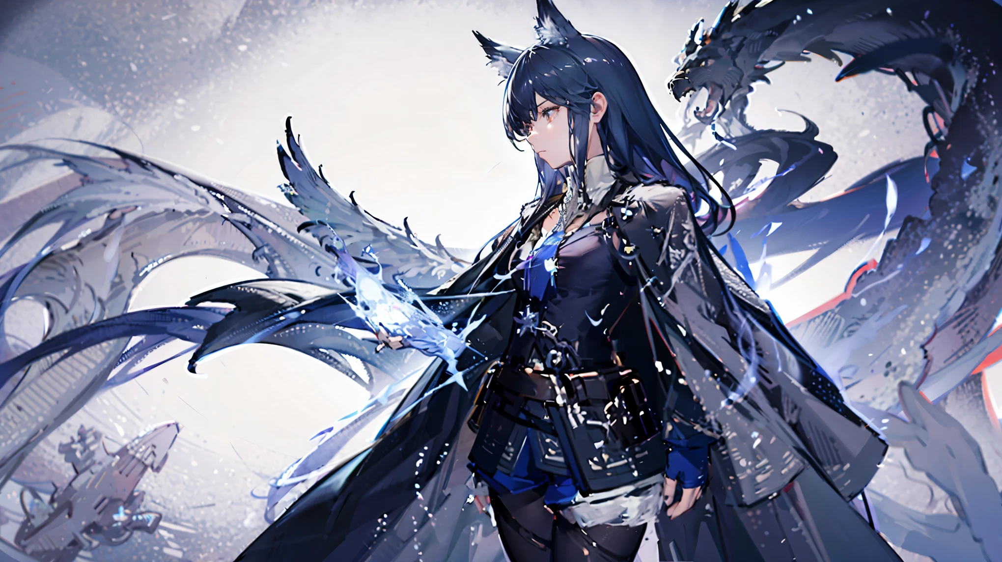 A beautiful, unknown creature that no one knows or has ever seen before flapping its wings