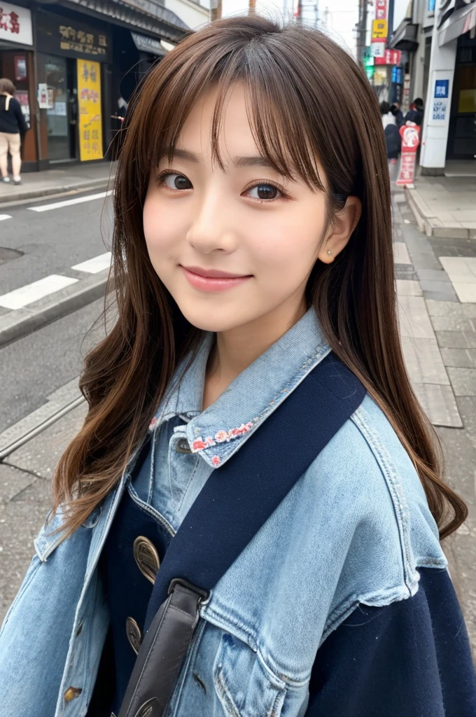 ((Highest quality)), ((masterpiece)), (detailed), Japanese,Street Corner,Beauty,OL,cute