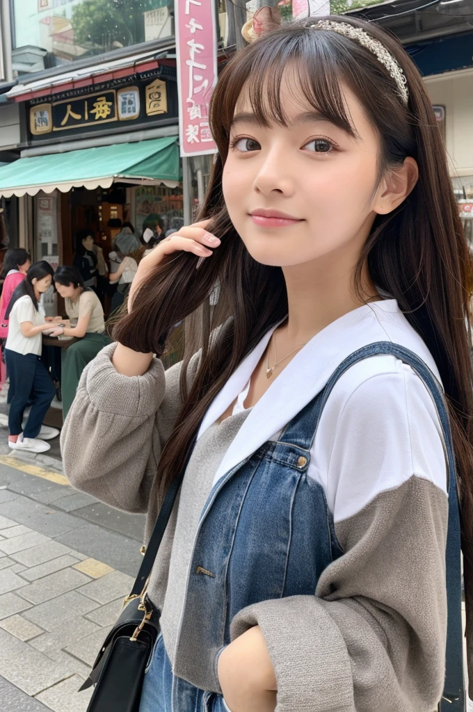 ((Highest quality)), ((masterpiece)), (detailed), Japanese,Street Corner,Beauty,OL,cute