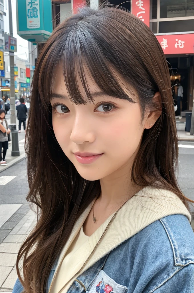 ((Highest quality)), ((masterpiece)), (detailed), Japanese,Street Corner,Beauty,OL,cute