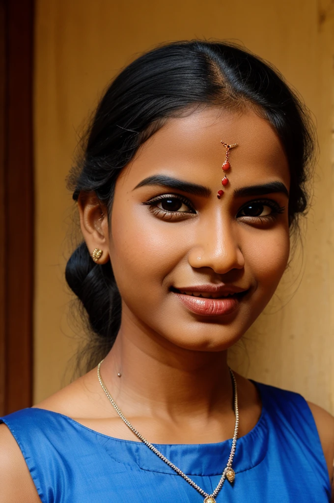 Half face drawing of face from chhattisgarh dance
