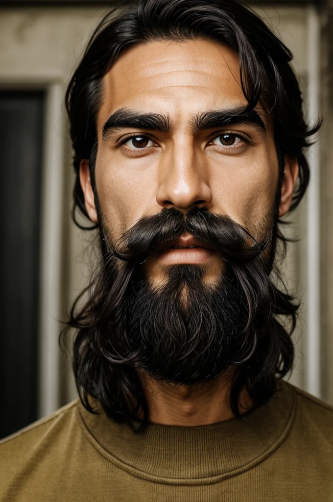 Crie uma imagem de um homem de barba preta com chapeu um gancho na mao em um barco