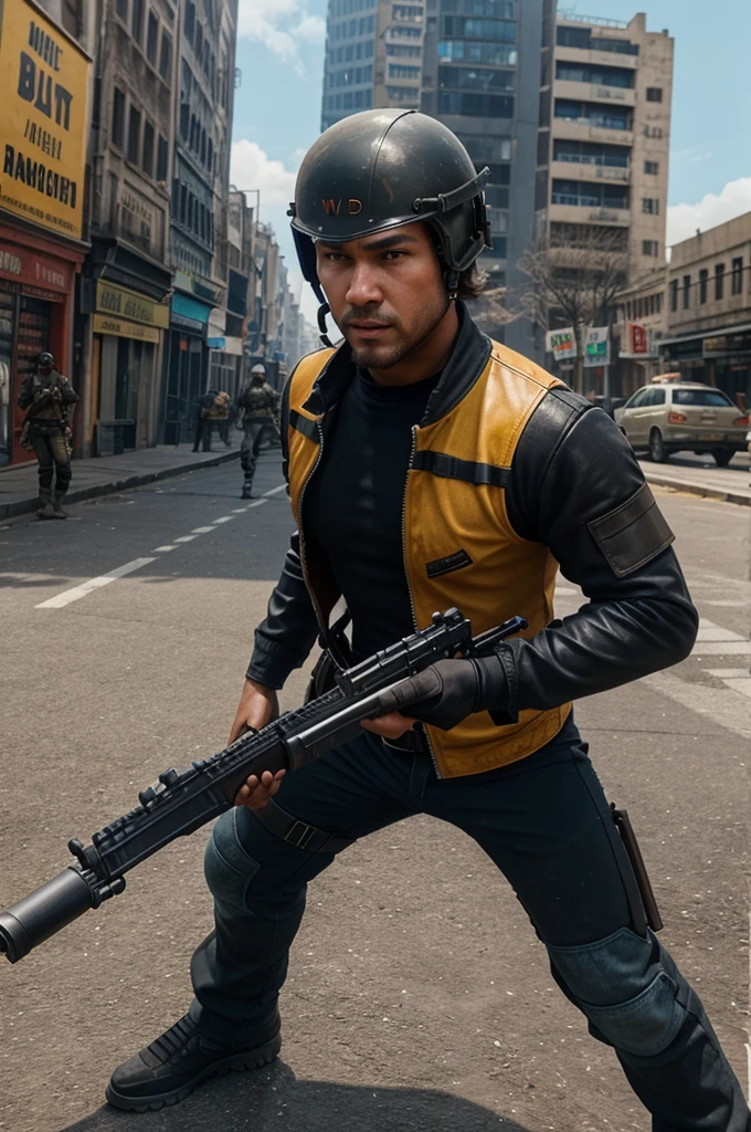 Imagine that a one enemy fight this world and other enemy in free fire in real life