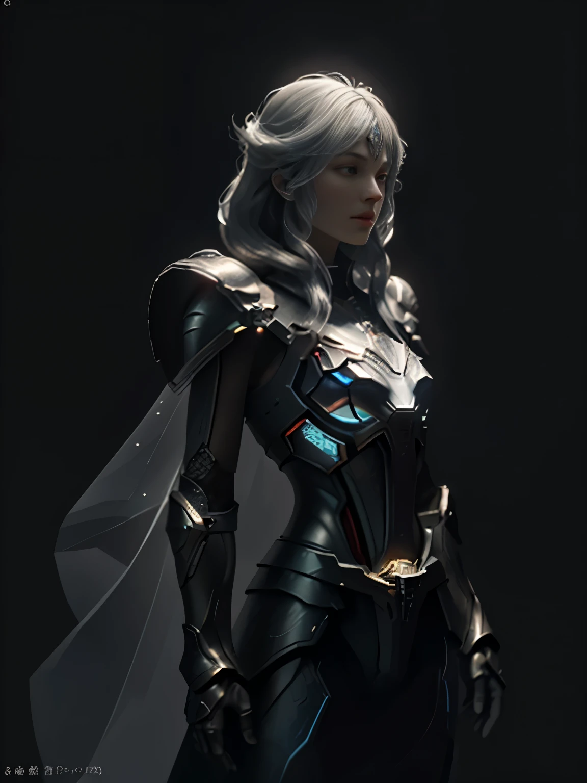 World Style，Armor Girl，Crystal material（3D rendering armor，refractive index：1.76 - 1.78，Albedo：0.03 - 0.05，ambient Light：Between 20-50，color：Dark Red, Medium saturation，Type of Light：ambient Light：1.2，Light source color：北极Light，Light源强度：Between 1 and 2，Light源方向：Adjust the position and direction of the Light source appropriately according to the shape and material of the object，Number of Light sources：2 - 3 Light sources
）Crystal exoskeleton，Red cape，Beautiful female knight，Detailed fantasy art，Red crystal armor，（Red crystal：15），（Red 0.5），（Crystal texture：1.5），Light滑的表面，high transparency，HD晰度，Texture and detail inside the material，Piezoelectric effect，逆Piezoelectric effect，Light学衍射，Amazing Armor，2.5D CGI fantasy artwork， 4K Fantastic Details，High Detail, Surrealism, Cubism, Constructivism, Chiaroscuro, Light线追踪, backLight, Stereoscopic View, Light, UHD, Retina, masterpiece, precise, Anatomically correct, high resolution, best quality, Textured Skin, HD, 4K