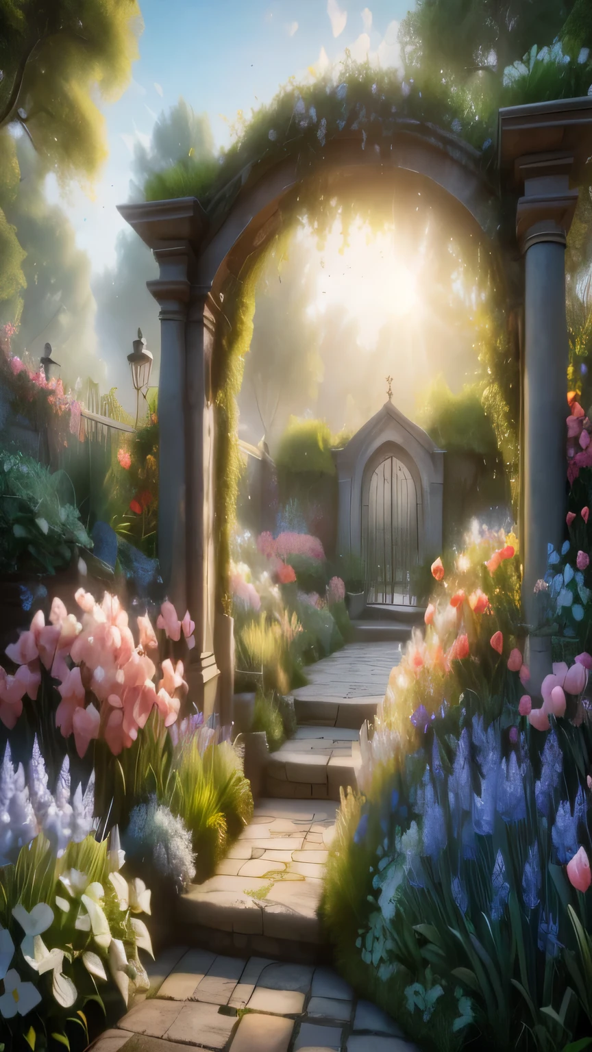 ((Masterpieces with up to 16K resolution):1.6),((soft_Farbe_Painting:)1.5), ((Super detailed):1.4),((Hyper real Painting and dynamic angles):1.3), ((Outlined in black ink, Smooth lines):1.1), ((Accentuate the light, Shadow and space):1.2),((Expressing facial expressions and postures through ink contrast):1.3). | (Drawing of a beautiful Secret Garden surround by Morning Mist), ((Spring Morning):1.3), award winning masterpiece with incredible detaileds, Magnificent Wonderful, ((Secret Garden):1.2), ((Morning Mist):1.1), ((tyndall effect):1.2), ((Cold sunrise):1.2), ((Spring flower):1.2), ((Fresh atmosphere):1.1), (Sparkle), (Visual experience), (Realism), (Realistic), Award-winning graphics, Dark Shot, Film Grain, extremely detaileded, digital art, RTTX 10.0, Unreal Engine, Scene Concept Anti-glare Effect, All of the images are captured in sharp focus.. Rendered in ultra-high definition with UHD and retina quality, this masterpiece ensures anatomical correctness and textured skin with super detailed. Focus on high quality and precision, This award-winning work is、Capture every nuance with stunning 16K resolution, Immerse the viewer in the vivid depiction. To maintain Realism, avoid extreme angles and exaggerated expressions.. ((perfection_composition, perfection_design, perfection_Layout, perfection_detailed, ultra_detaileded)), ((Strengthen_all, repair_all of)),