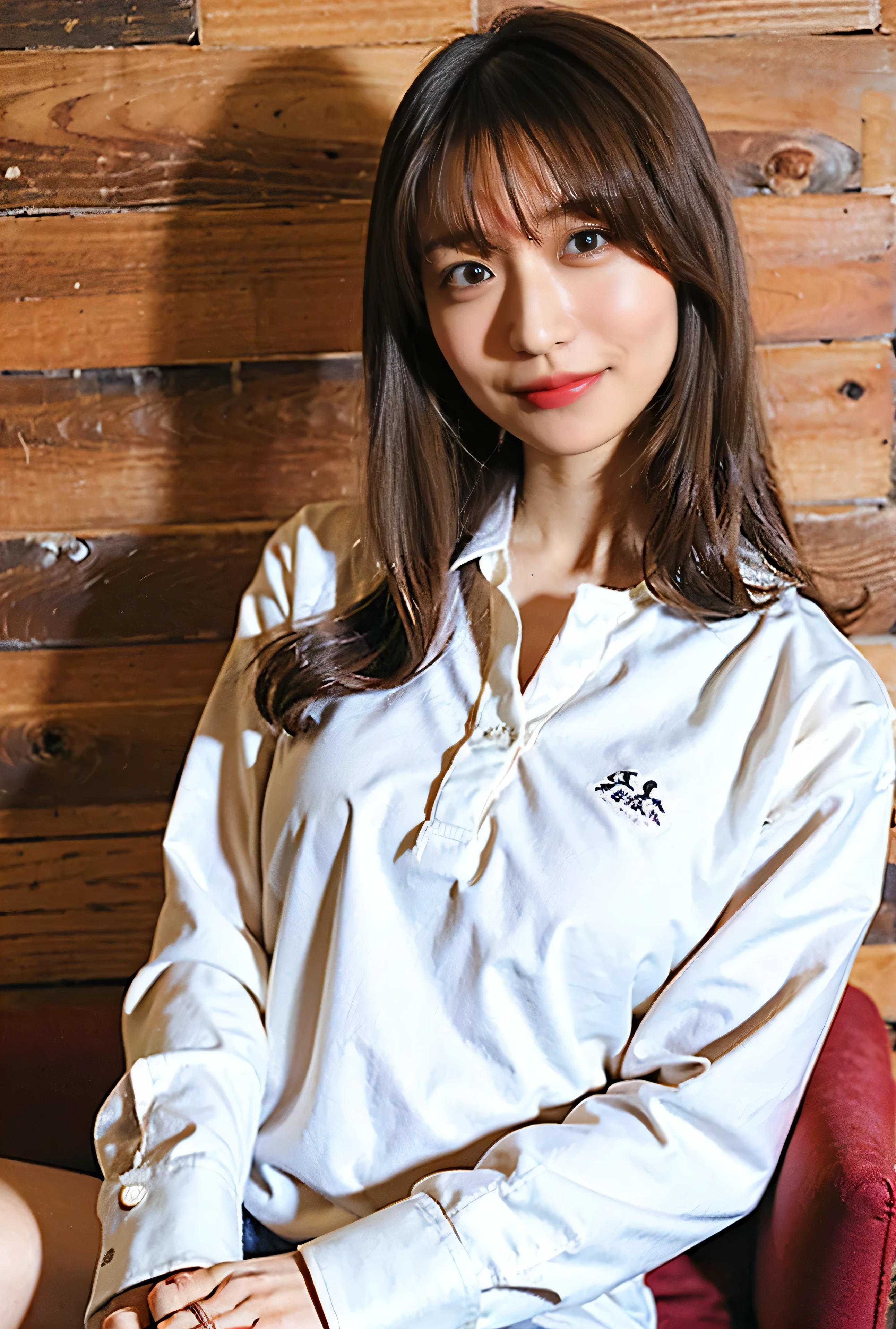 ((Both hands are in front of the navel、Belly button、A photo of her  showing through a short polo shirt、Hands roll up shirt、She is wearing a navy polo shirt and luxurious white .、:1.4))、Being in the living room、Length cream hair color、Her  are obvious even through her clothes..、Small earrings、Light brown hair color、:1.4））、Shiny Hair、Light beige hair color、Background Blur、Light brown hair、｛｛Cowgirl Shot｝｝、（（Close-up shot from the waist up、:1.4））、、Smile、 that can be seen even through clothes、Cowboy  lovely smile、（（Revealing clothing））、Full body photo、ring、Tuck your hair behind one ear、Silver Necklace、smile、Caustics、Highly detailed photos、、Super no makeup、(8K、RAW Photos、Highest quality、masterpiece:1.2)、(Realistic、Realistic)、1 Girl、((ショートヘア、Looking into the camera:1.4))、Hair blowing in the wind
