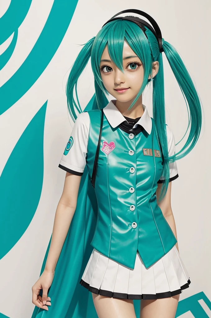 Muichiro in Hatsune Miku clothe